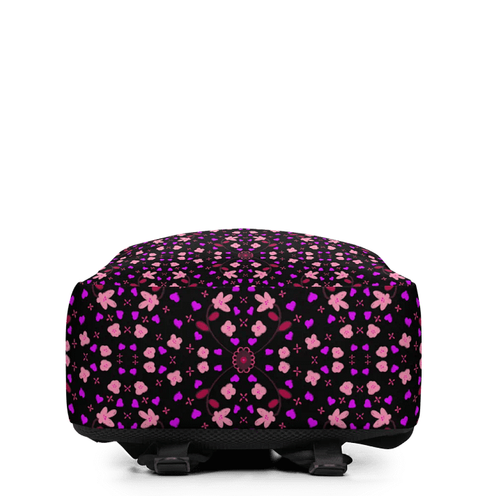Hearts and Flowers Dark backpack product image (2)