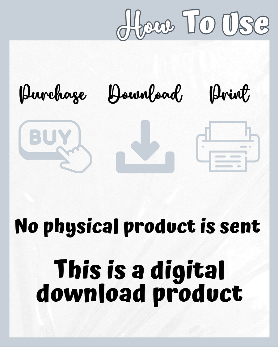 Grey Cosplay Planner Printable product image (7)
