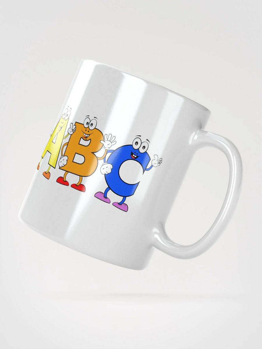 ABC White Glossy Mug product image (4)