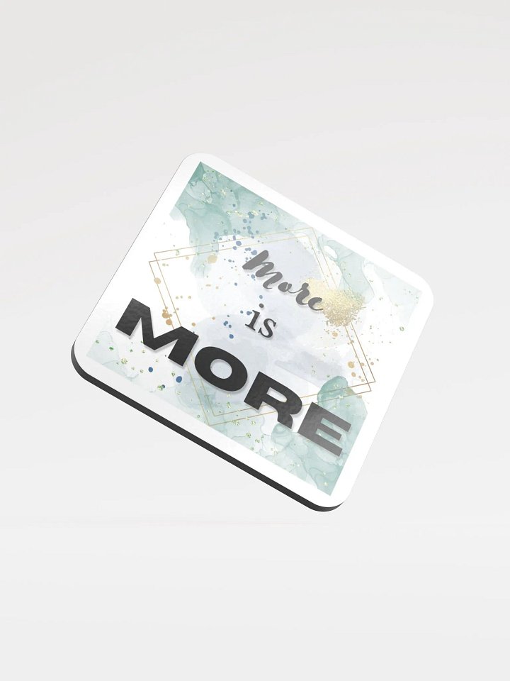 More is MORE Green Coaster product image (1)