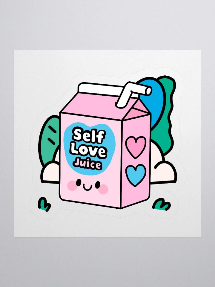 Self Love Juice Kiss Cut Stickers product image (2)