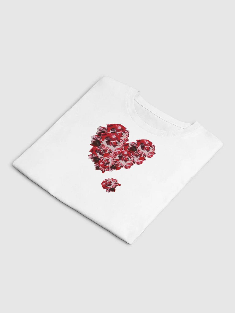 Abstract Red Roses Heart Women's Crop Top product image (62)