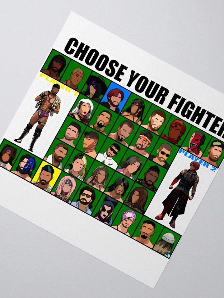 PEPW Choose Your Fighter Curk vs Connor Sticker product image (2)