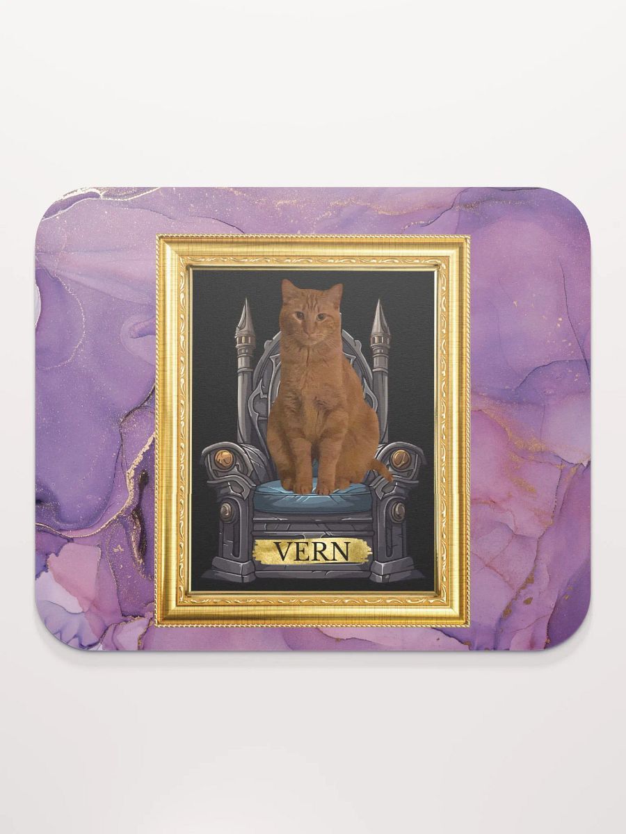 Pink Marble Vern Mousepad product image (1)