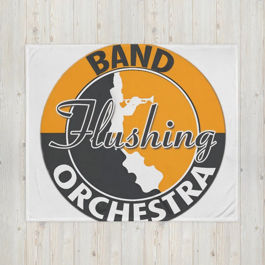 Flushing Band & Orchestra Throw Blanket product image (4)