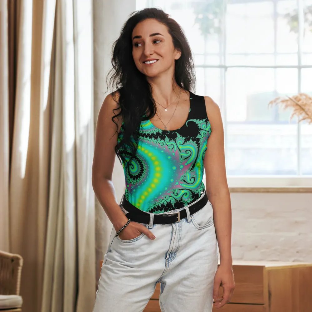 Fractal women's tank top - Candyfloss Confection product image (8)
