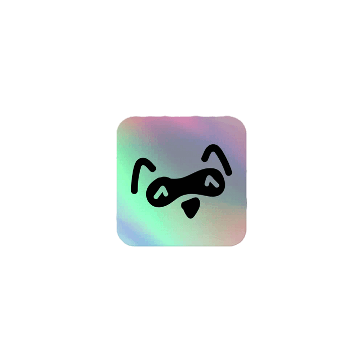 Mapache Holosticker product image (1)
