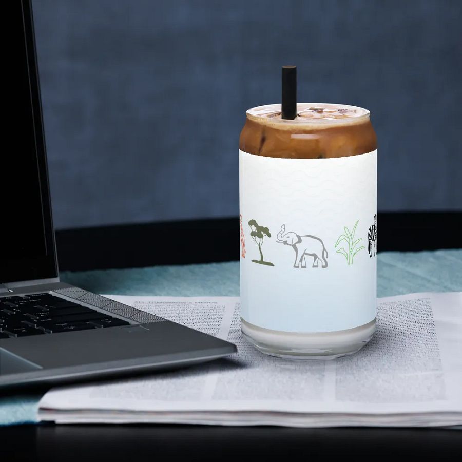 Savanna Serenity Can-Shaped Glass product image (3)