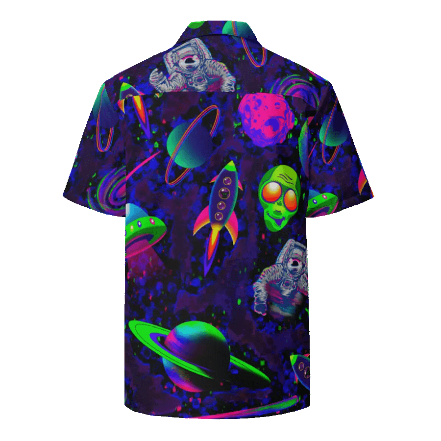 Gamma Galaxy Hawaiian Button up product image (2)