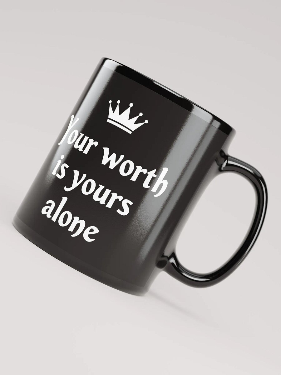 Unlock Your Power with Beyoncé’s Wisdom:  Your Worth Is Yours Alone – Inspirational Mug Every True BeyHive Member Needs! product image (4)