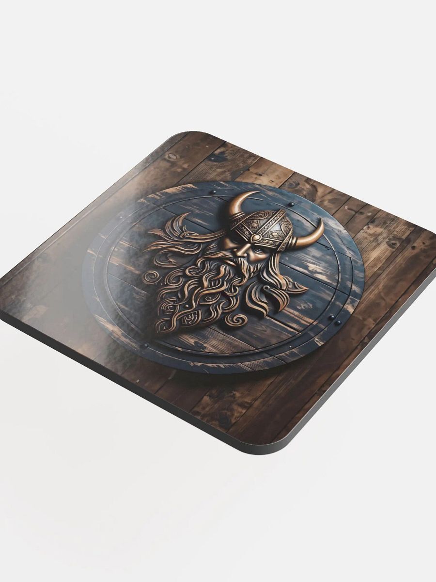 Glossed Cork Coaster - Viking product image (1)