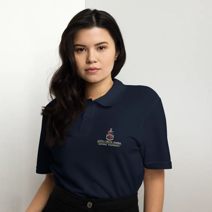 ADG Crest Polo - Navy product image (12)