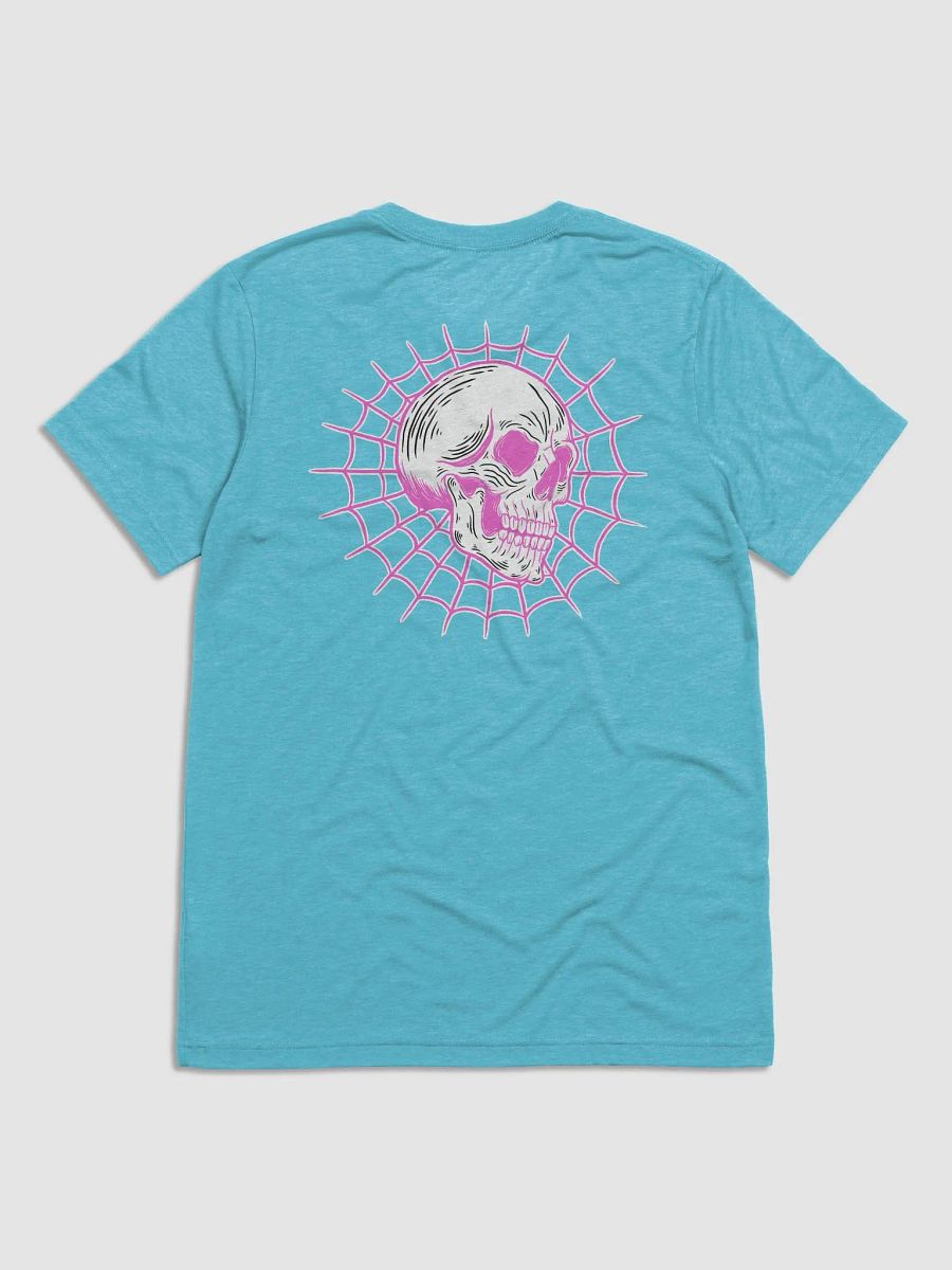 Spider web Skull Pink TShirt product image (2)