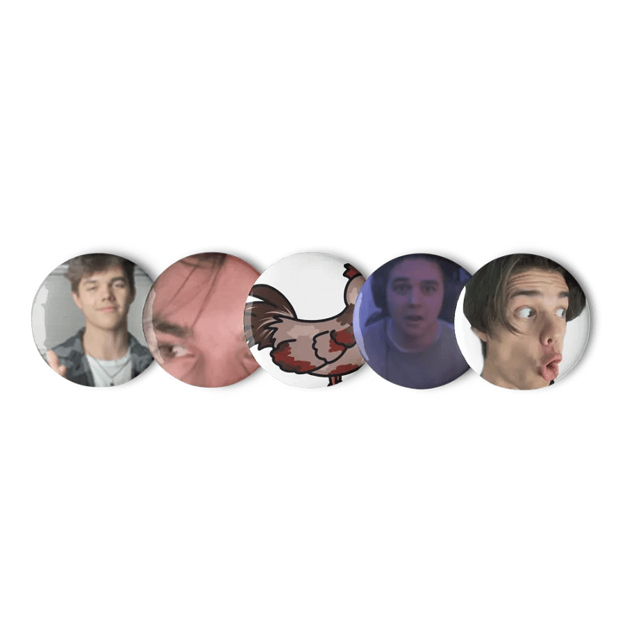 Bradenrds Emotes Pin Set product image (1)