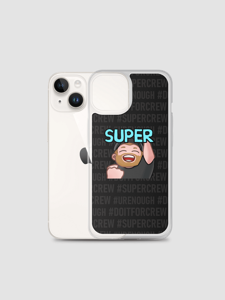 Super - Black with txt iPhone Case product image (2)