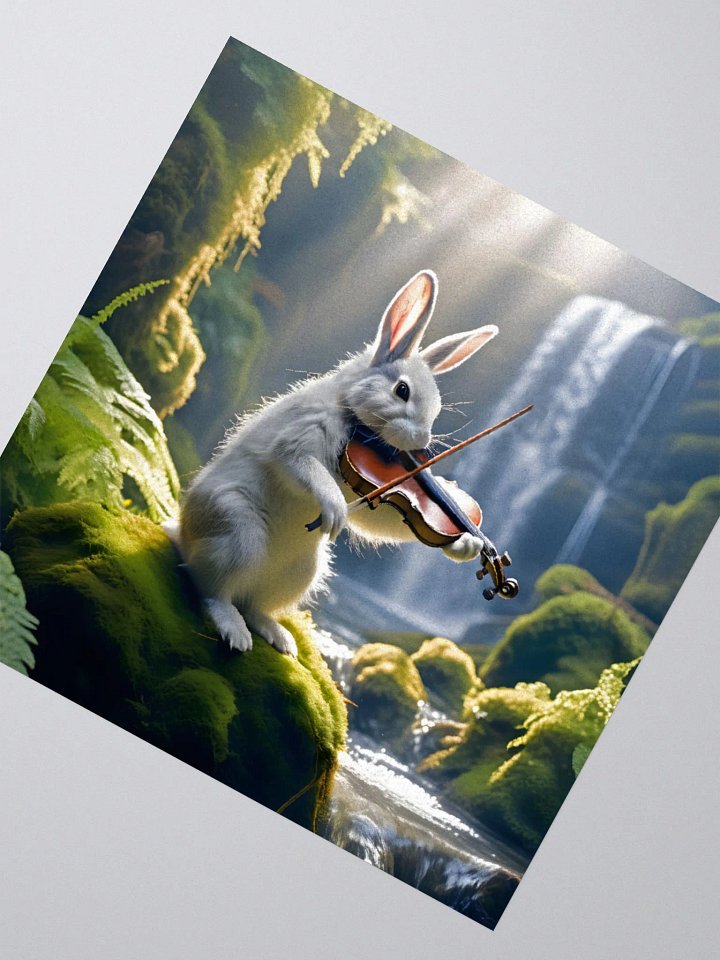 White Rabbit Playing the Violin product image (6)