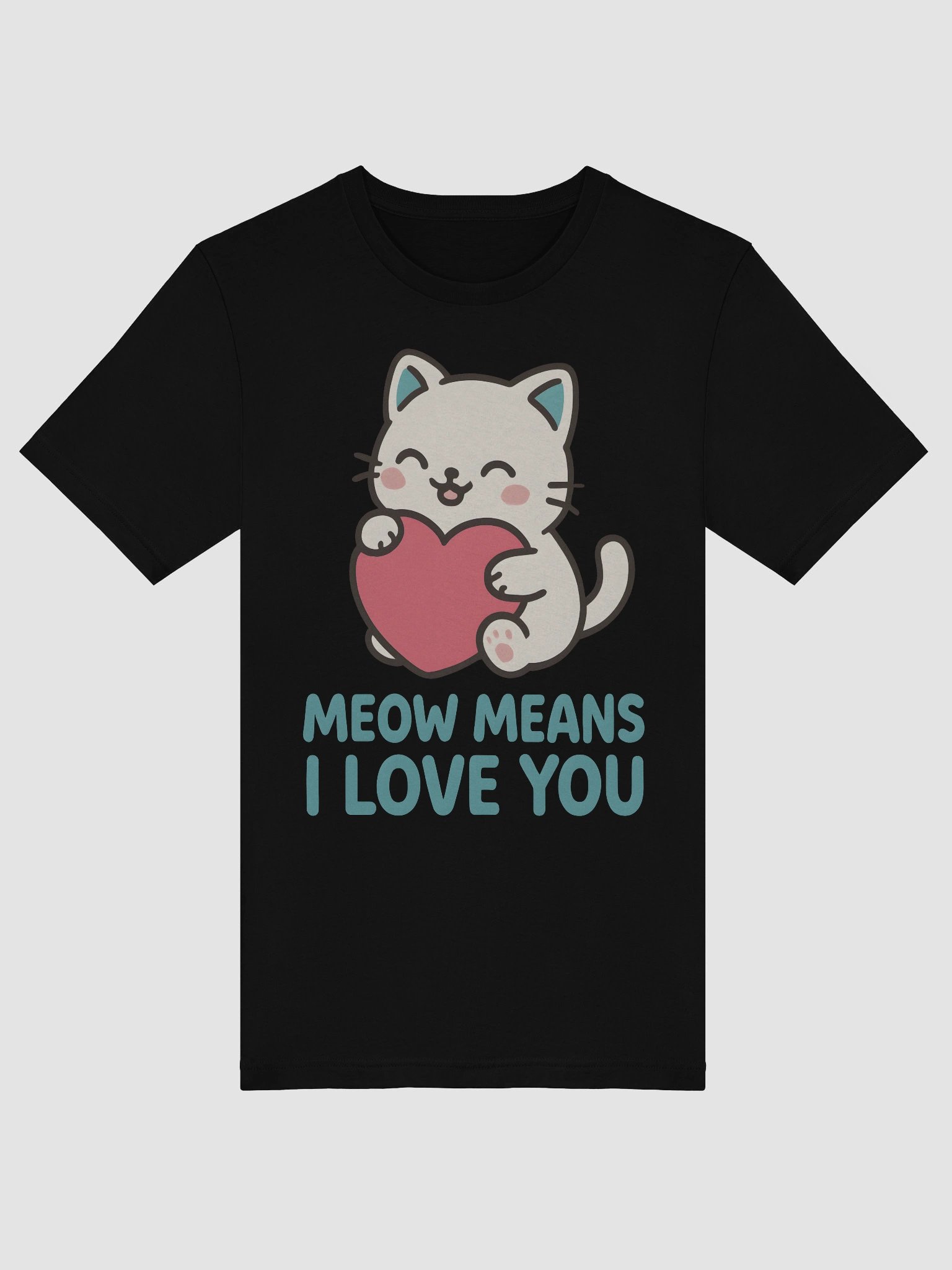 Meow Love - Bella+Canvas Supersoft T-Shirt product image (5)