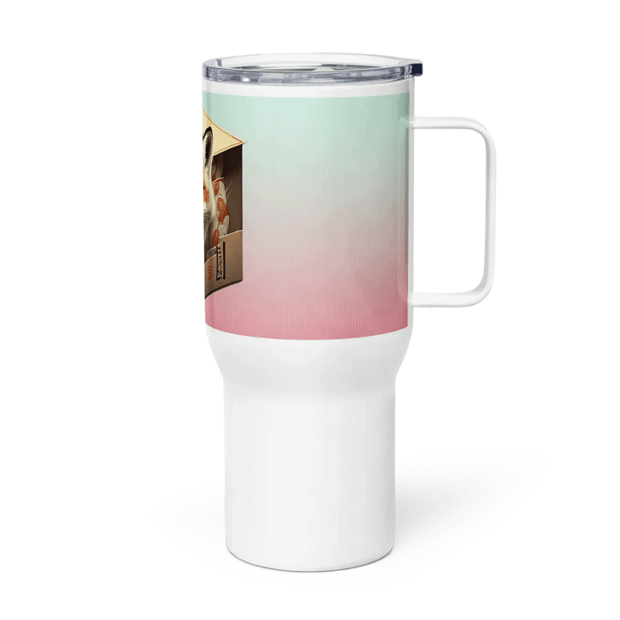 Travel Mug With Handle Fox Logo product image (3)