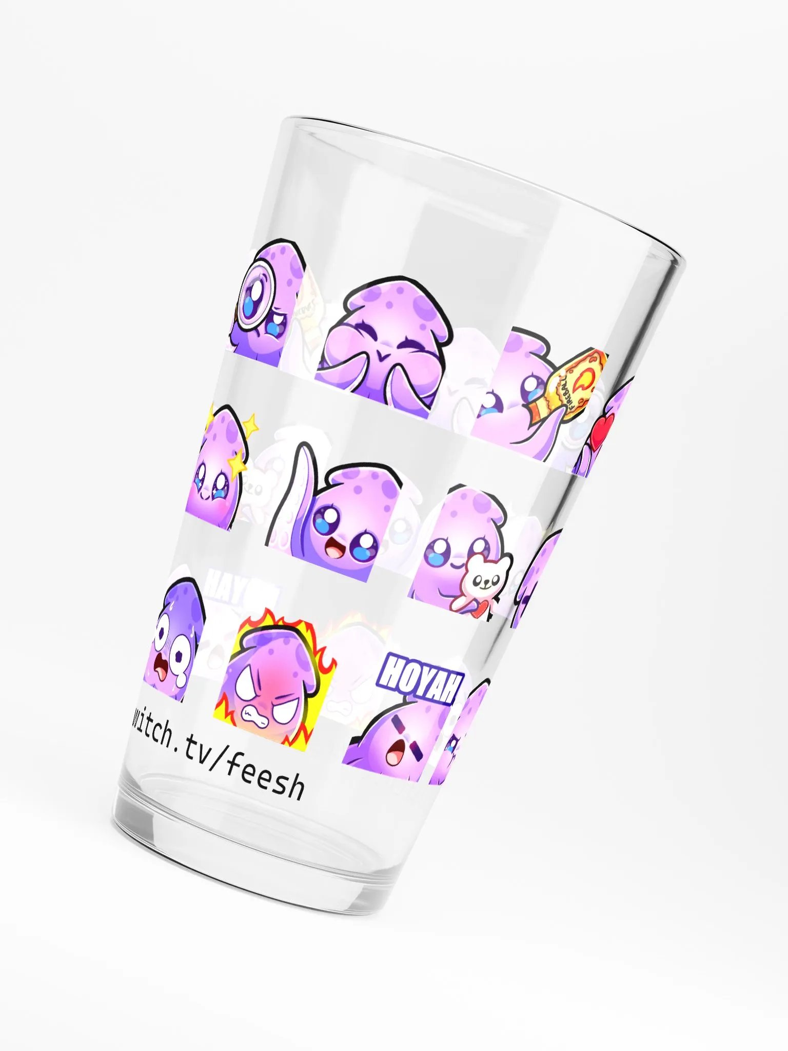 Squid Emote Pint Glass product image (6)