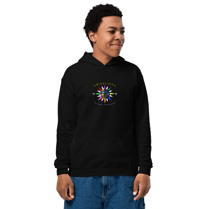 Shinelings Eight-Point Starburst Logo Youth Hoodie product image (1)