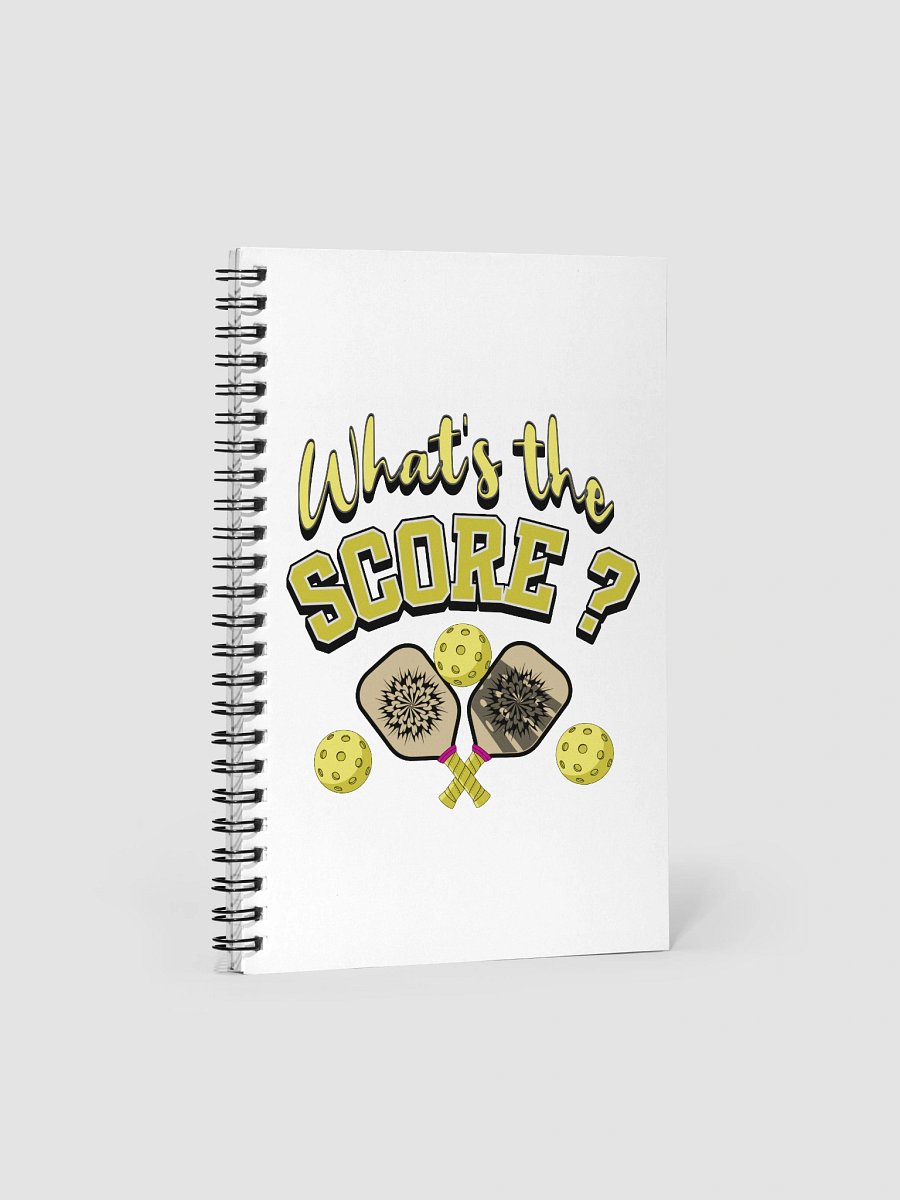 Whats The Score Pickleball Spiral Notebook product image (2)