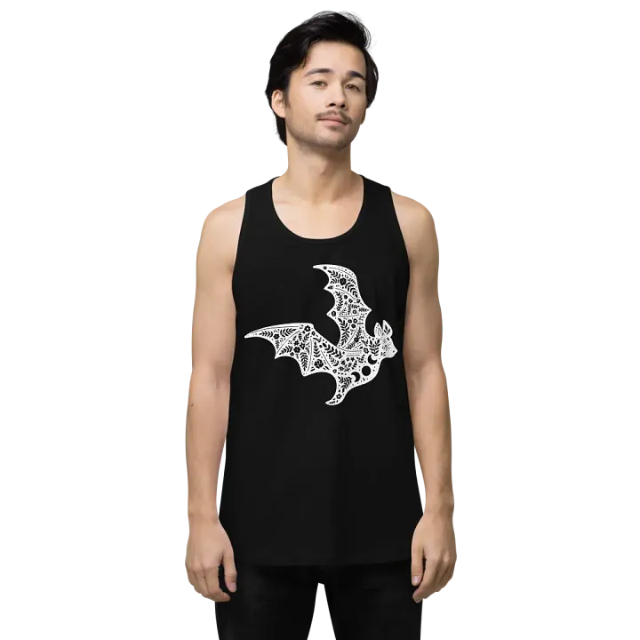 Floral Bat Tank product image (1)