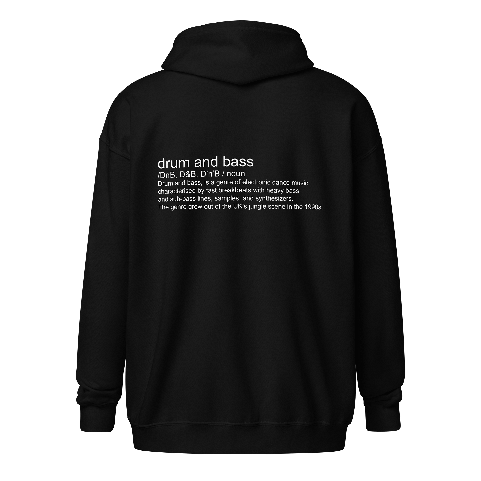 Full Zip Hoodie Drum & Bass Edition product image (1)