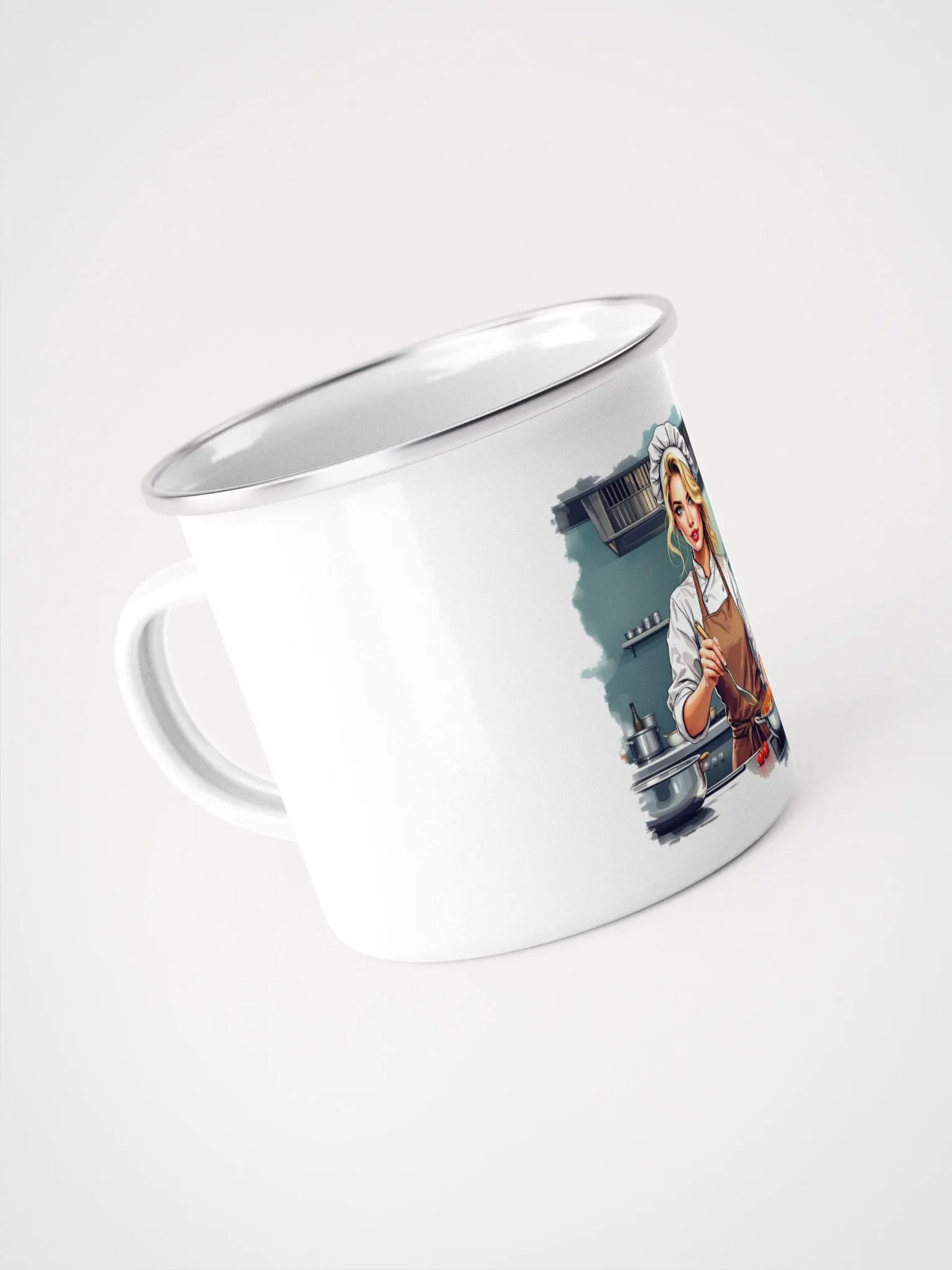 Kitchen Adventure Enamel Mug product image (4)