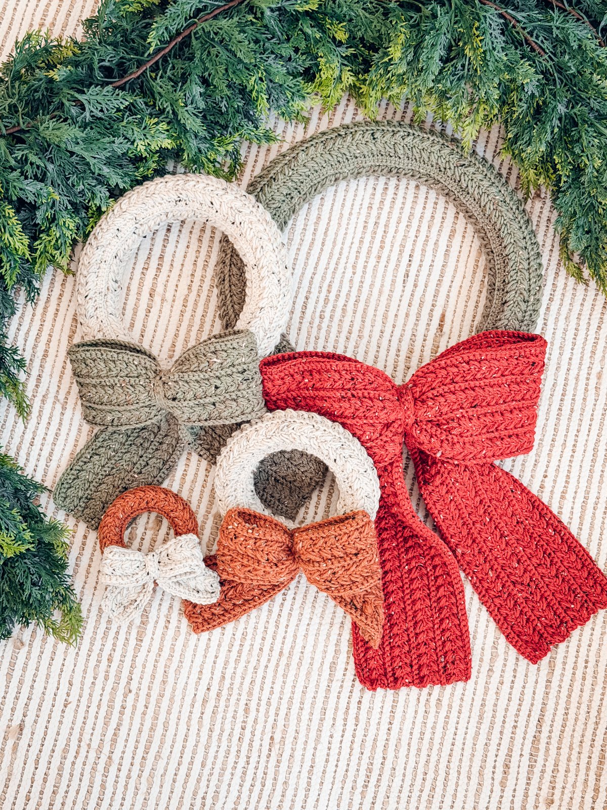 Wheat Stitch™ Wreaths Crochet Pattern product image (3)