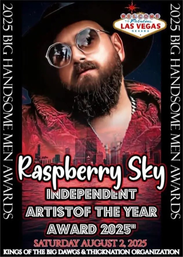 🏆 ARTIST OF THE YEAR. Excellence isn’t given — it’s earned. This award is more than recognition. It’s a reminder: legacy is built, not bought. Now it’s time to toast to the journey.  ✨ Celebration ✨ 📍 G.O.A.T Sports Bar 3805 W Sahara Ave, Las Vegas, NV 89102 🗓 SATURDAY, August 2nd ⏰ 9PM – 12AM  RAZBAES come hang out and meet me for an evening of elevated vibes, curated sound, and luxury energy. Let’s raise a glass to greatness — and to the ones who never stopped believing. Dress like you respect your future. Celebrate like you already made history. #ArtistOfTheYear #RaspberrySky #LuxuryVibesOnly #GOATBarVegas #DreamwaveRNB #BlackExcellence #LegacyMode #bighandsomemenawards 