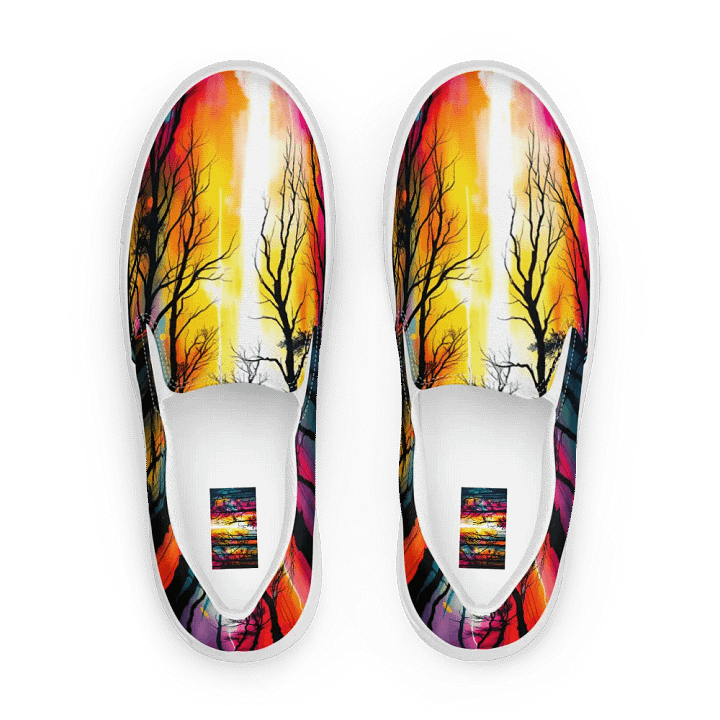 prism in the woods, Men's Slip On canvas Shoes product image (1)