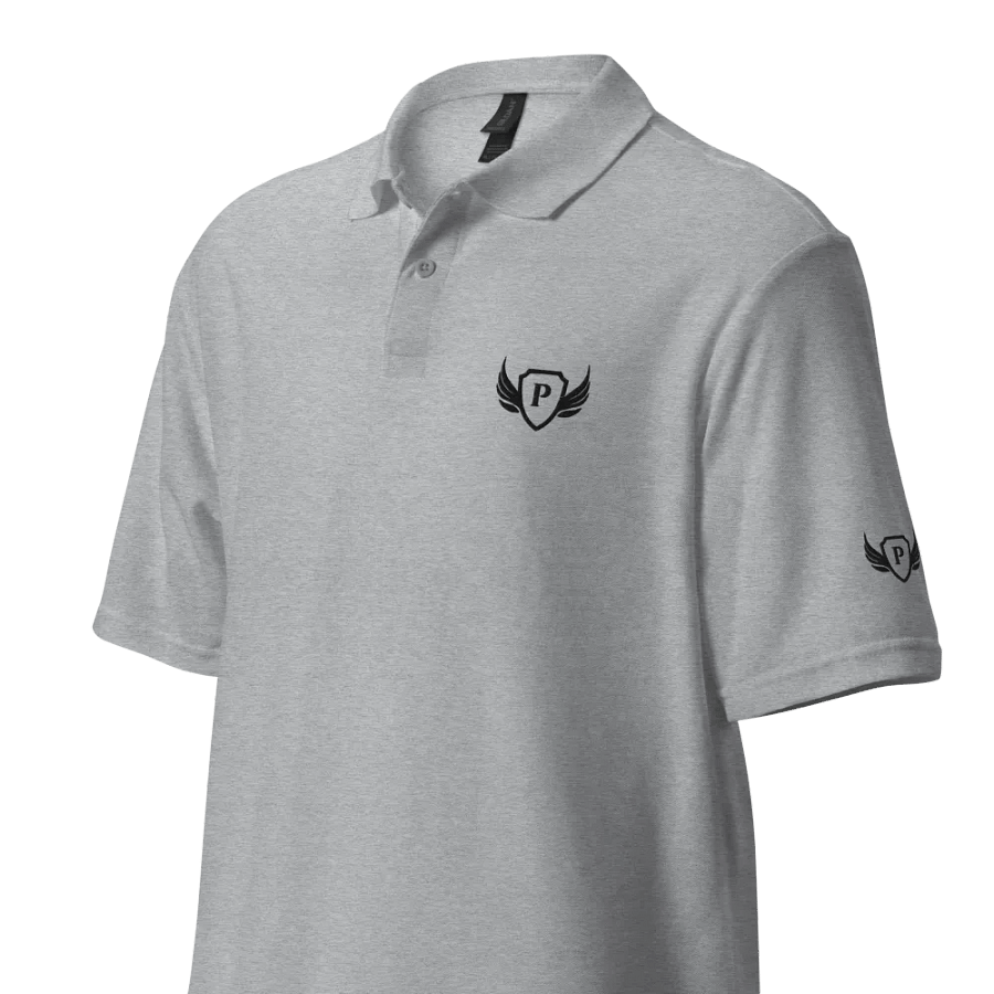 Pearce Black Logo Polo Shirt product image (7)
