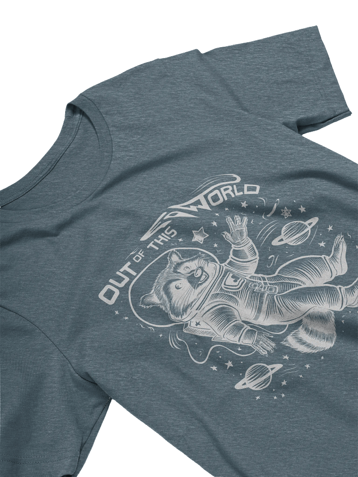 Space Raccoon Adventure T-Shirt product image (2)