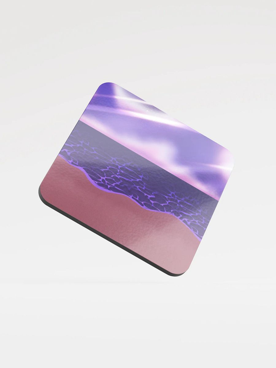 "Starset Beach" Glossed Cork Coaster product image (3)