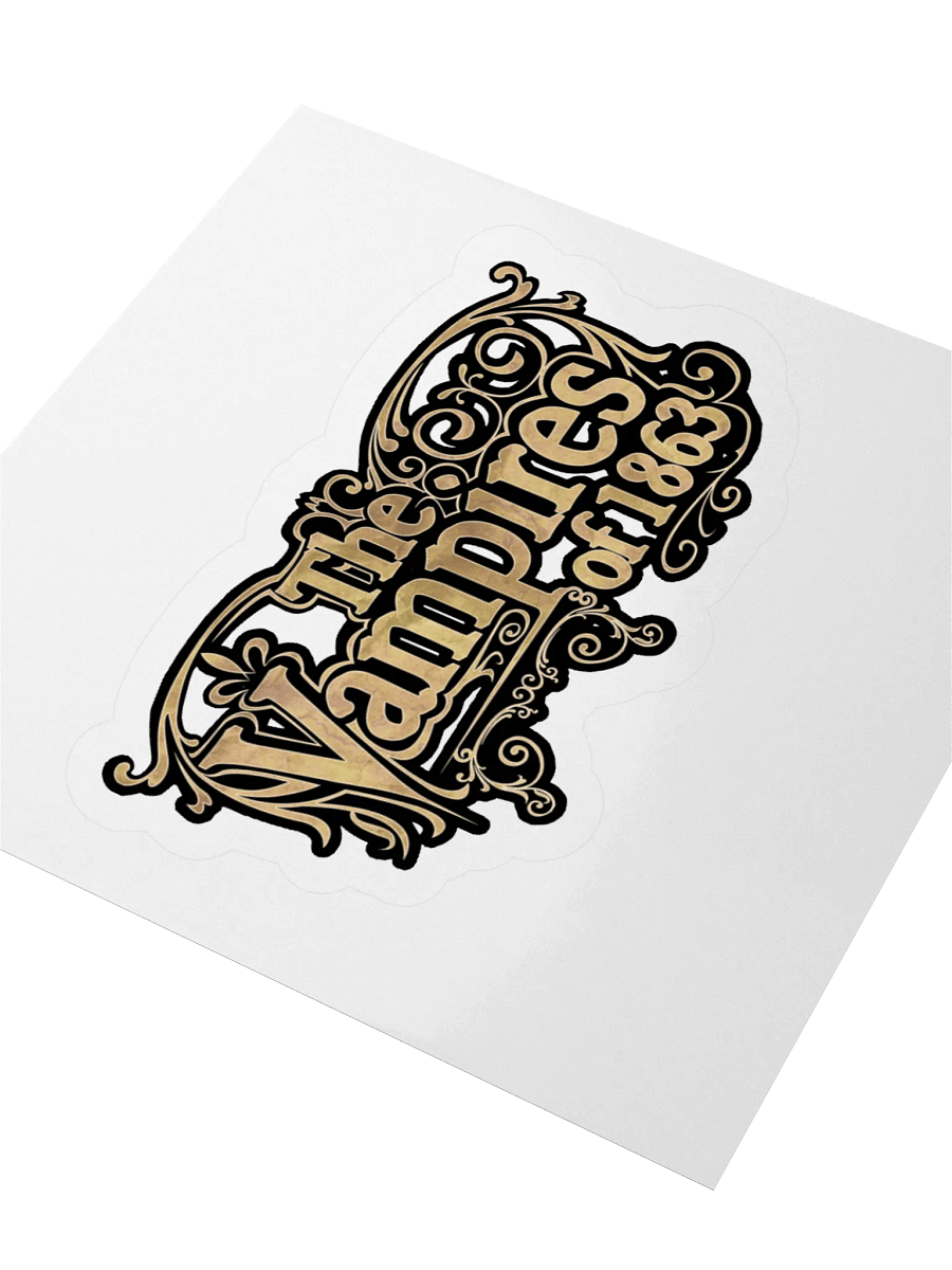 "The Vampires of 1863" Sticker product image (3)
