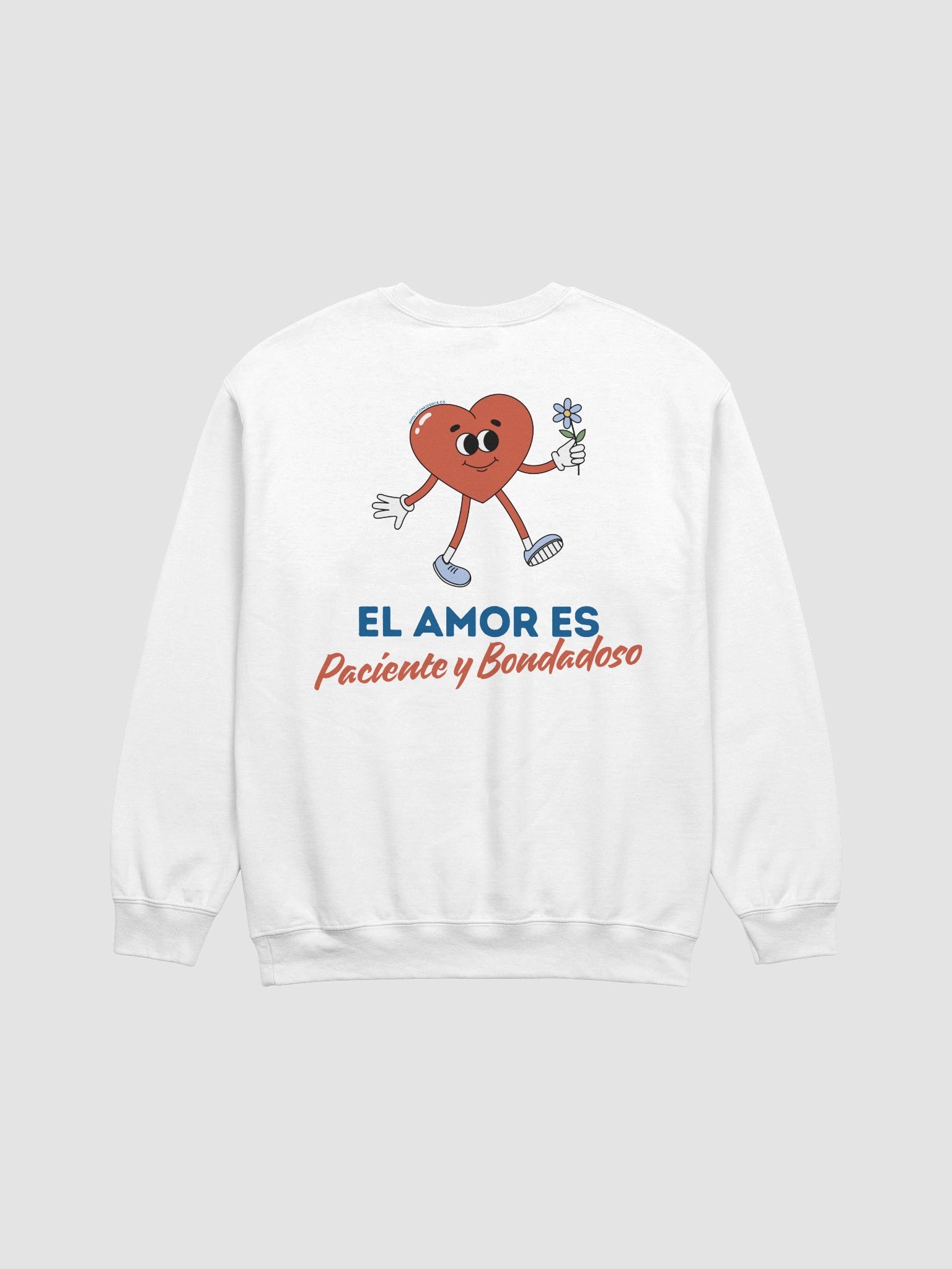 El Amor es Paciente y Bondadoso (Sudadera de Cuello Redondo) product image (1)