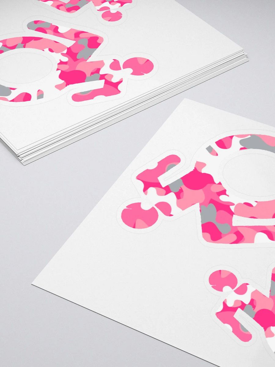 Wheelie, Pink Camo Sticker Sheet product image (4)