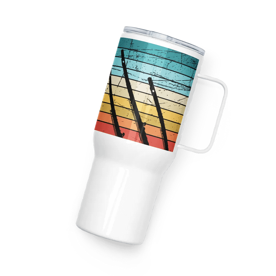 Abstract Flute Stainless Steel Travel Mug - C Flute product image (4)