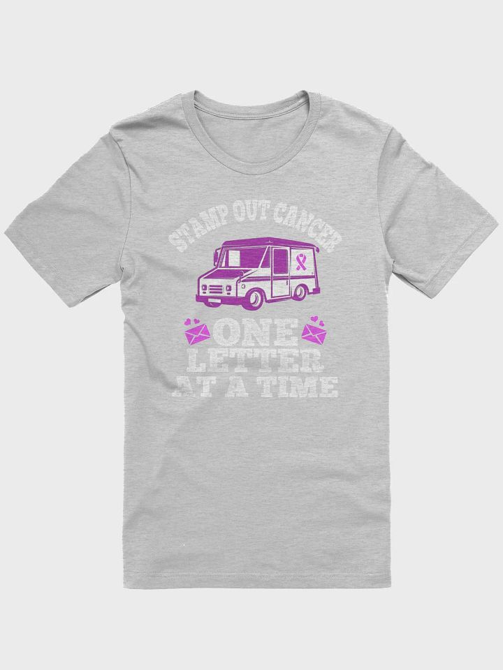 ONE LETTER AT A TIME POSTAL WORKER BREAST CANCER TEE product image (1)