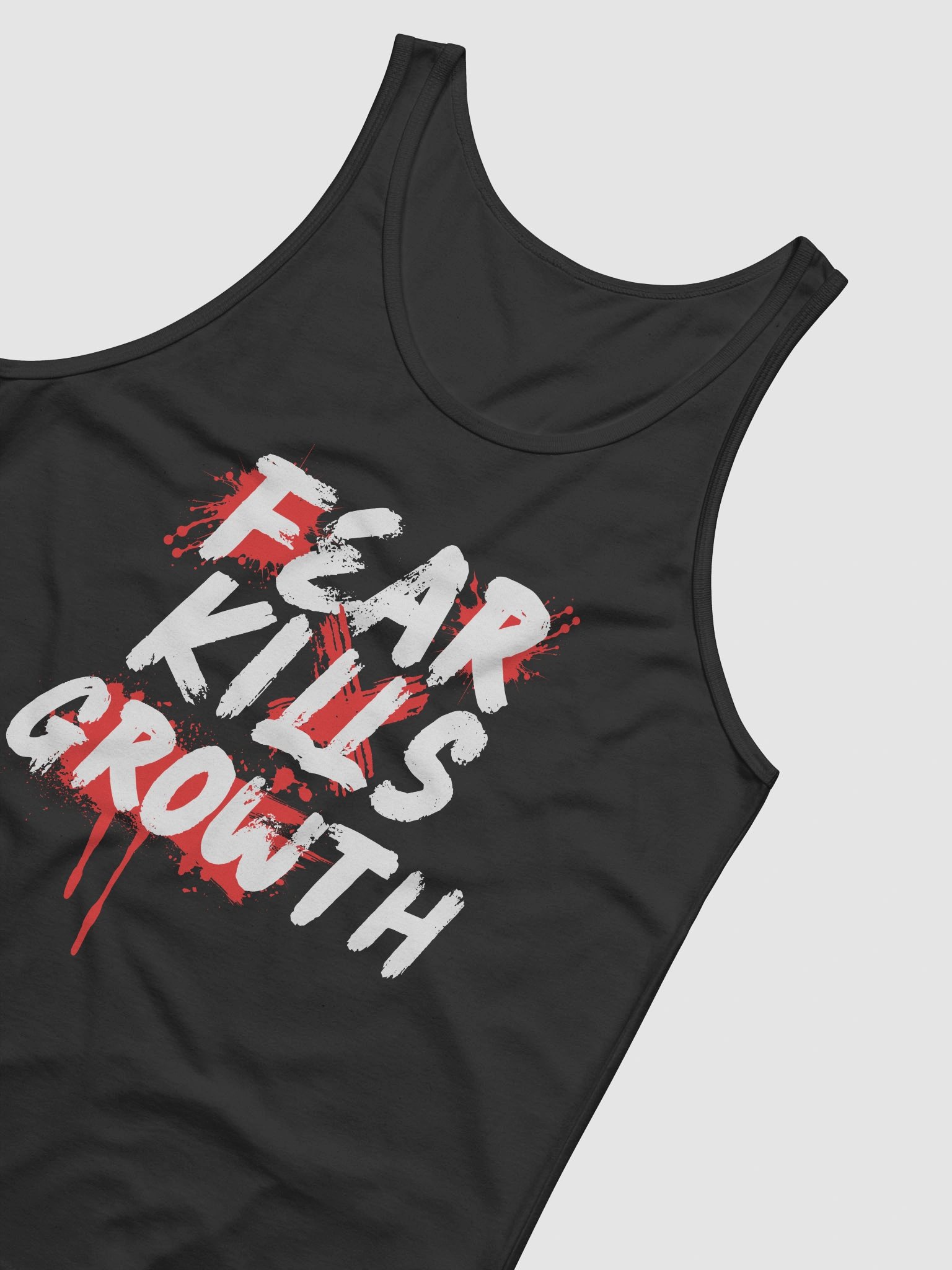 Fear Kills Growth Tank Top – Unisex Bella + Canvas Jersey Fit product image (14)