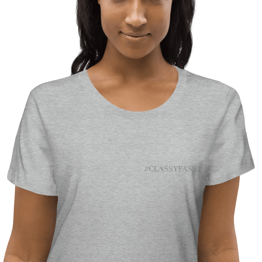 #ClassyFass - Heather Gray Fitted T-Shirt product image (6)