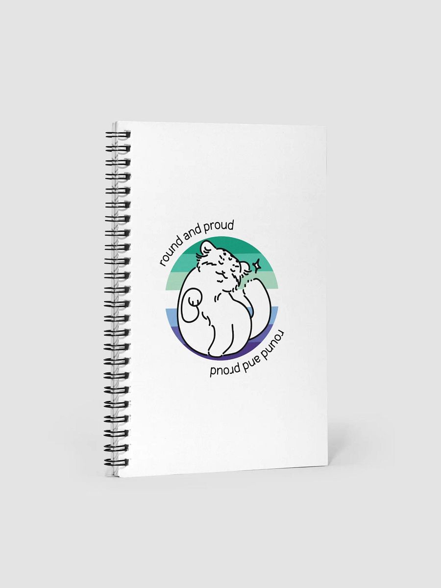 Round and Proud Manul Gay MLM Version - Spiral Notebook product image (1)