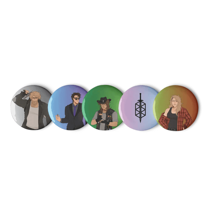Mid-Evil Character Pins product image (3)