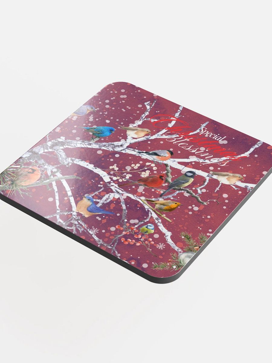 Festive bird Blessings Coaster Set for host and hostess product image (4)