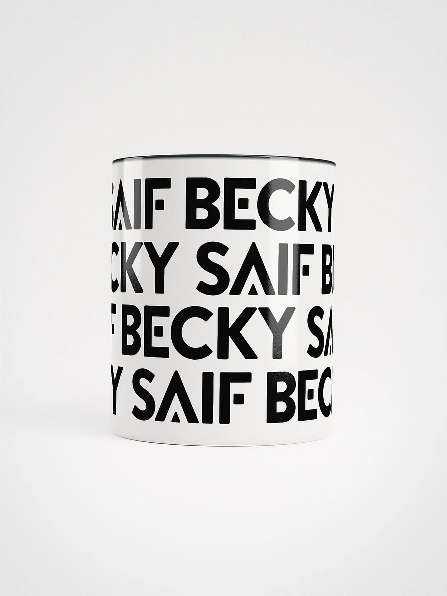 Becky Saif Mug Black / Red product image (2)