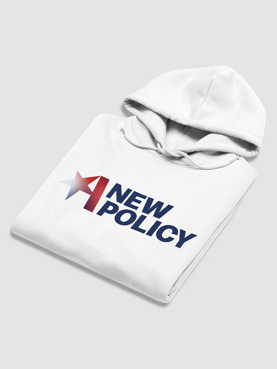 A New Policy Unisex Pullover Hoodie - White product image (6)