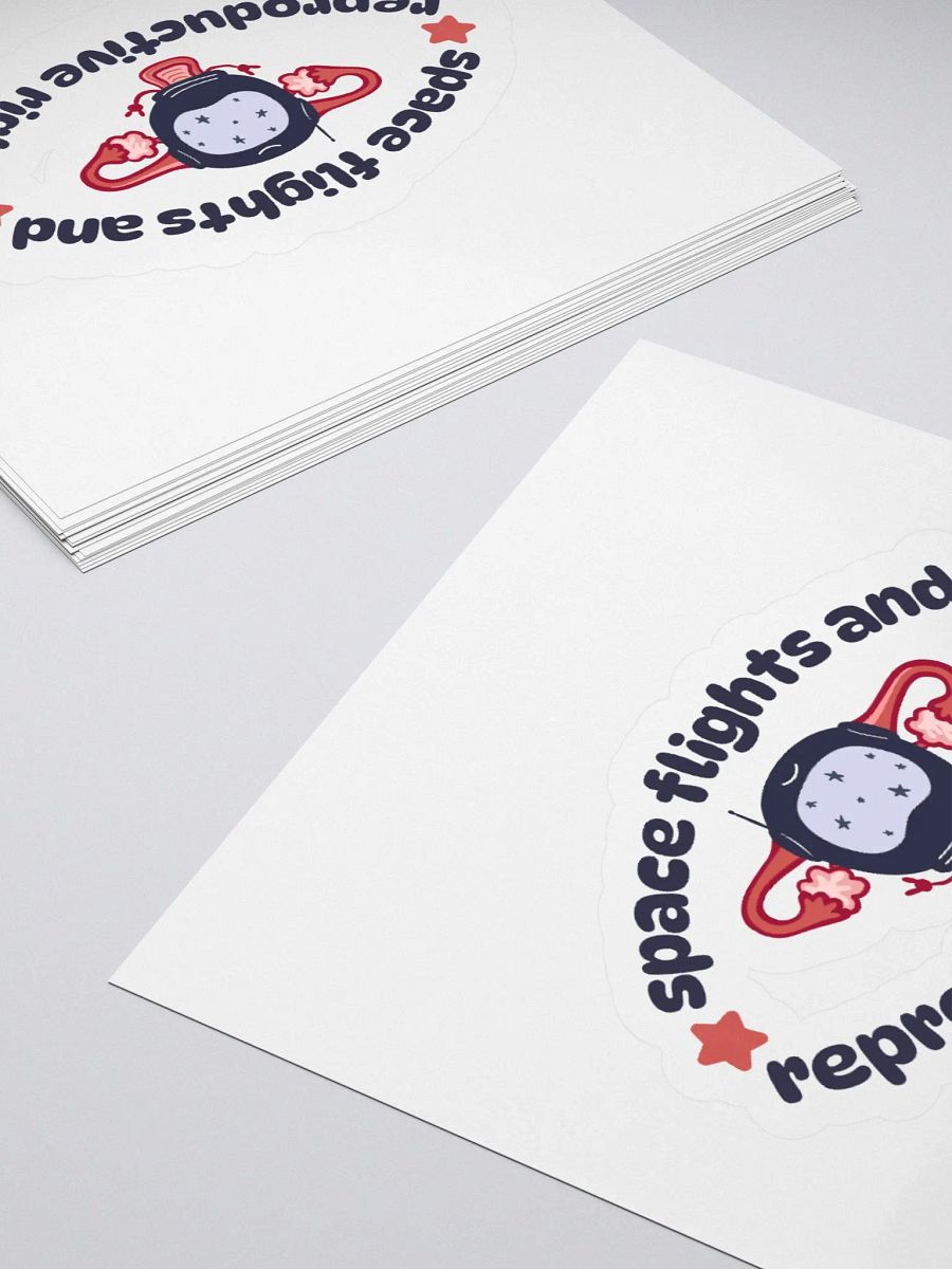 Space Flights and Reproductive Rights Sticker product image (4)