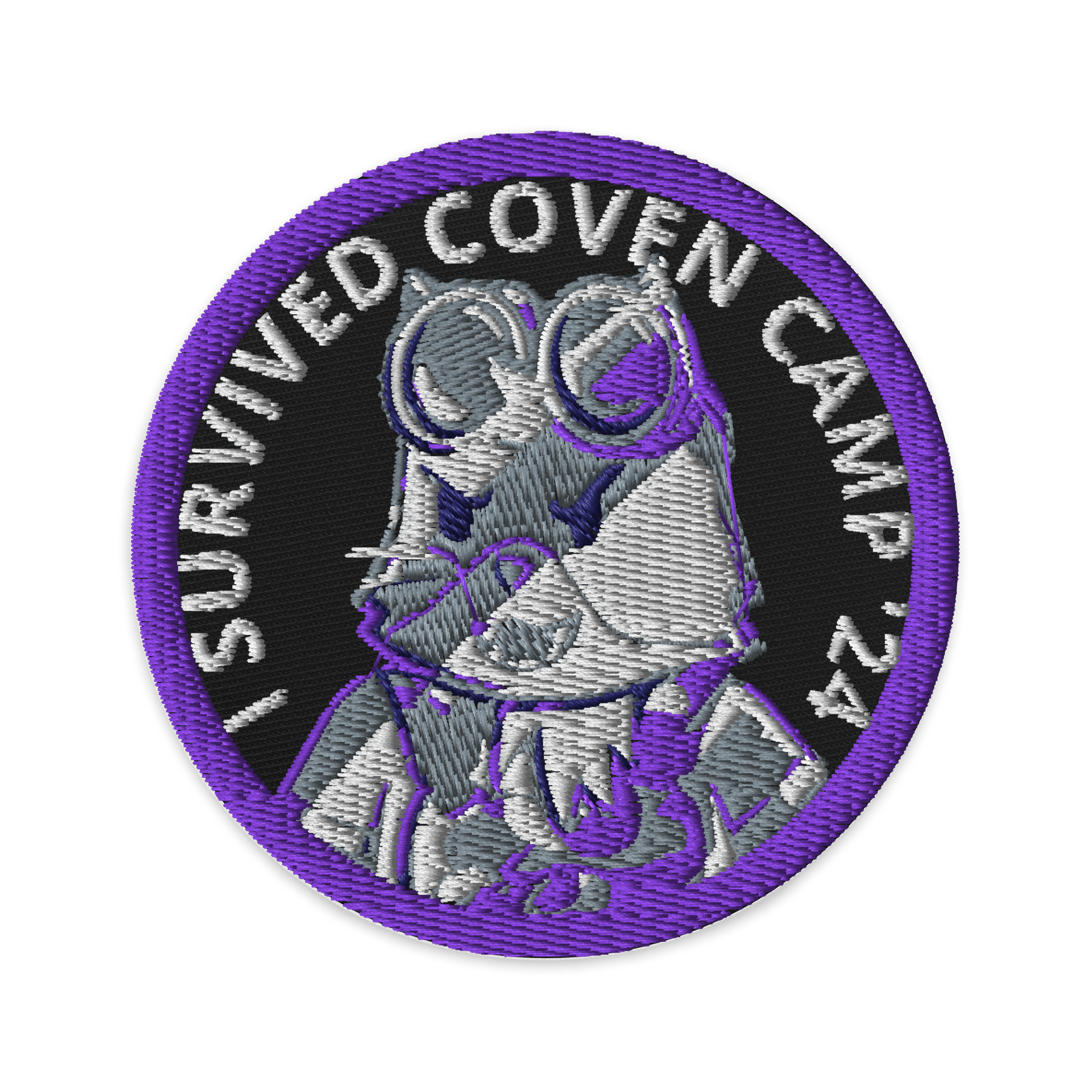 CC24 Lazer Cat Silver Patch product image (1)