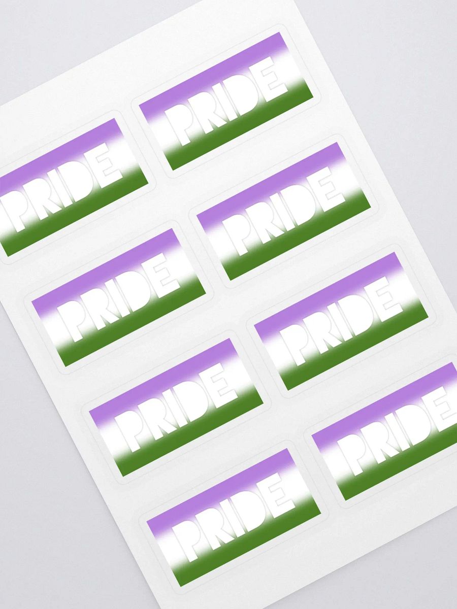 Gender Queer Pride On Display - Stickers product image (1)