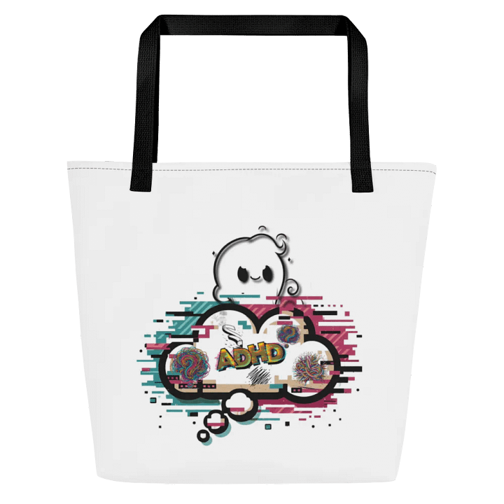 ADHD Large Tote Bag w/ Pocket product image (1)